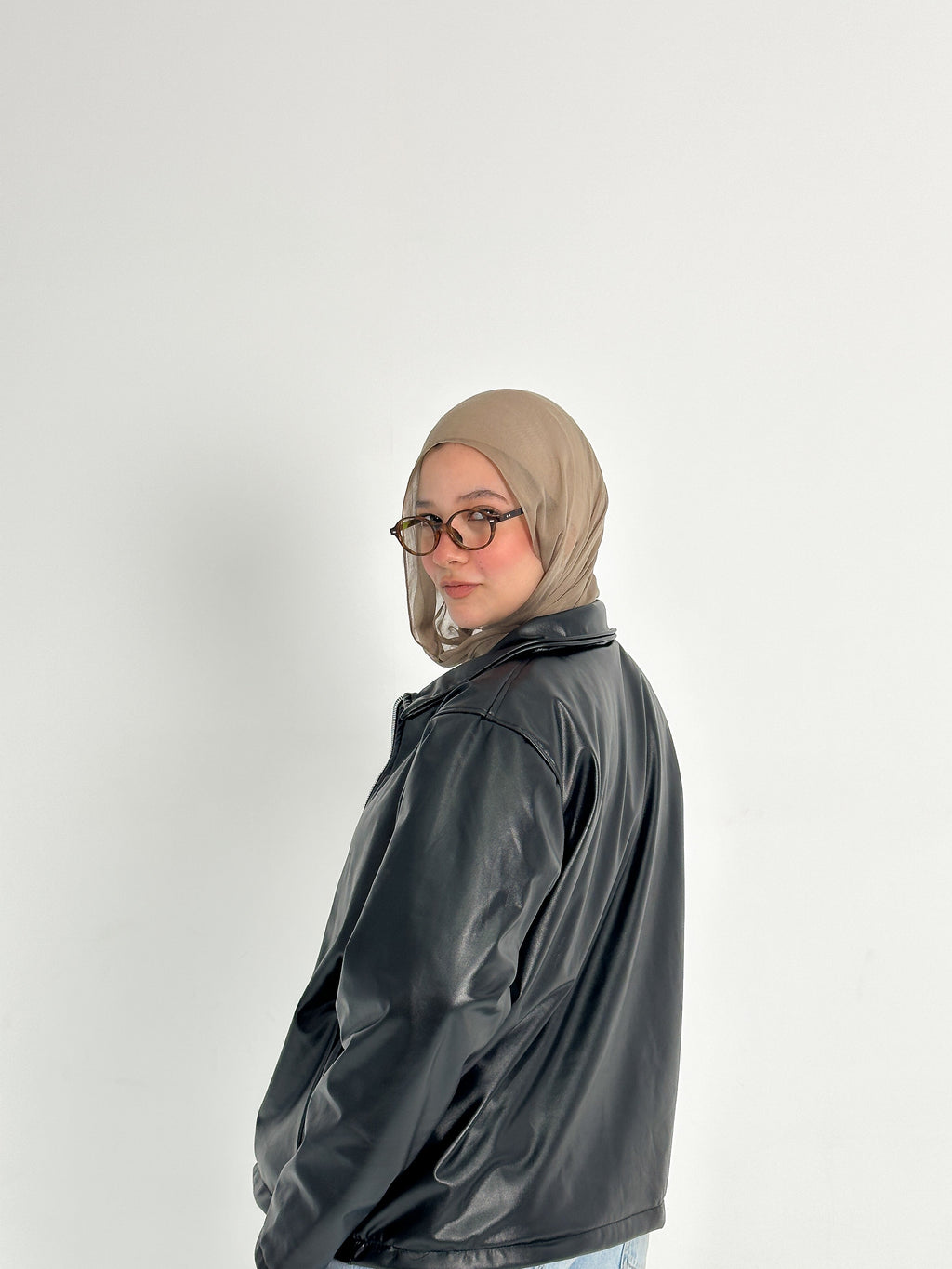 Leather Zipped Jacket