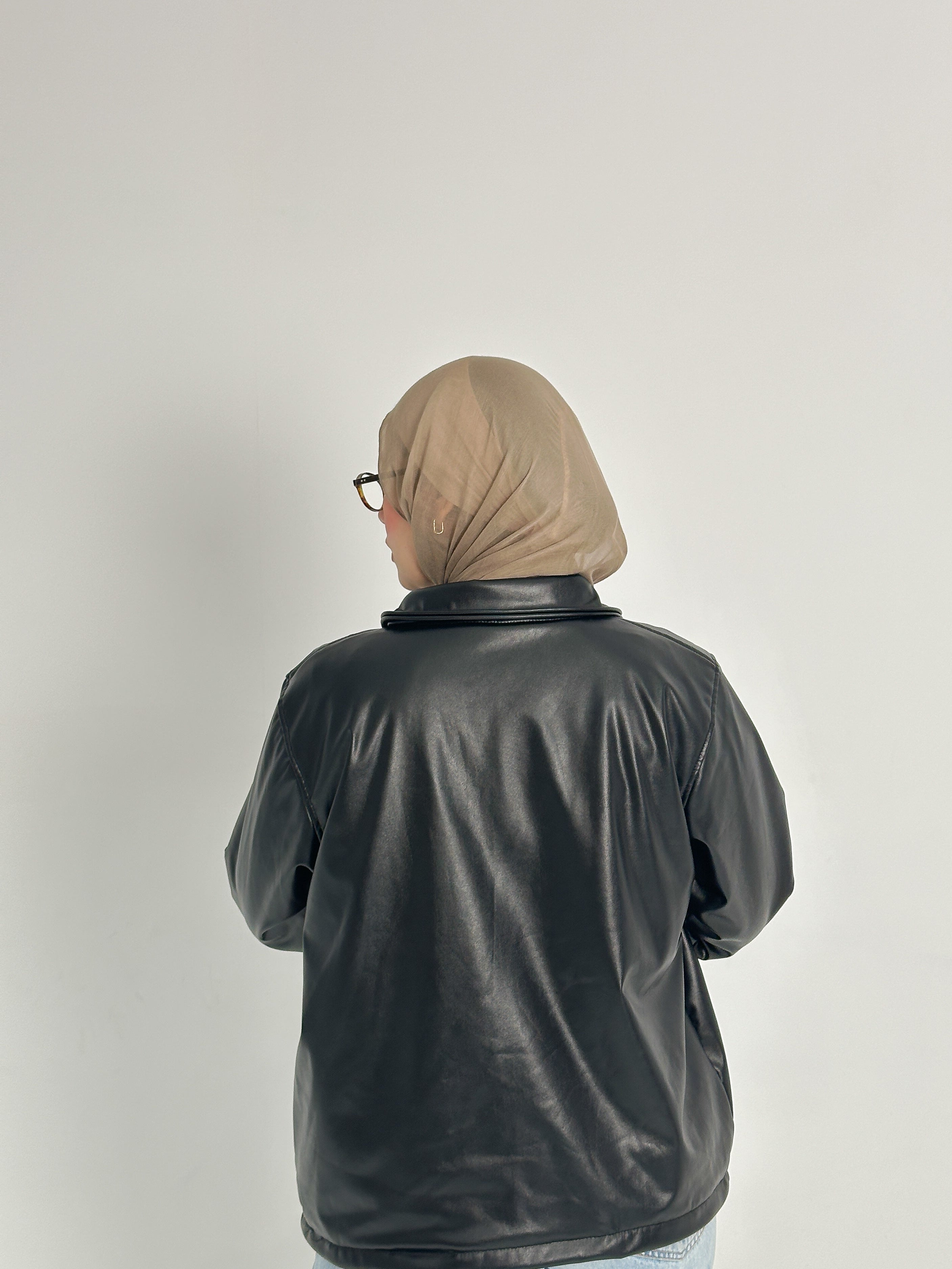 Leather Zipped Jacket